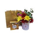 Flores na Caneca Mulher