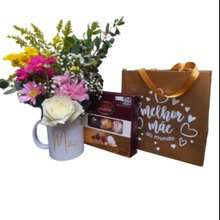 Flores na Caneca Mãe