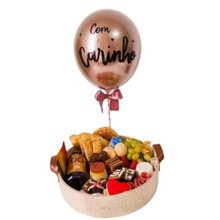 Cesta de Café da Manhã com Balão