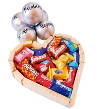 Coração Recheado de Chocolate