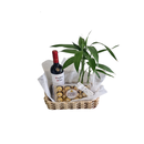Cesta da Sorte, com Vinho e Chocolate