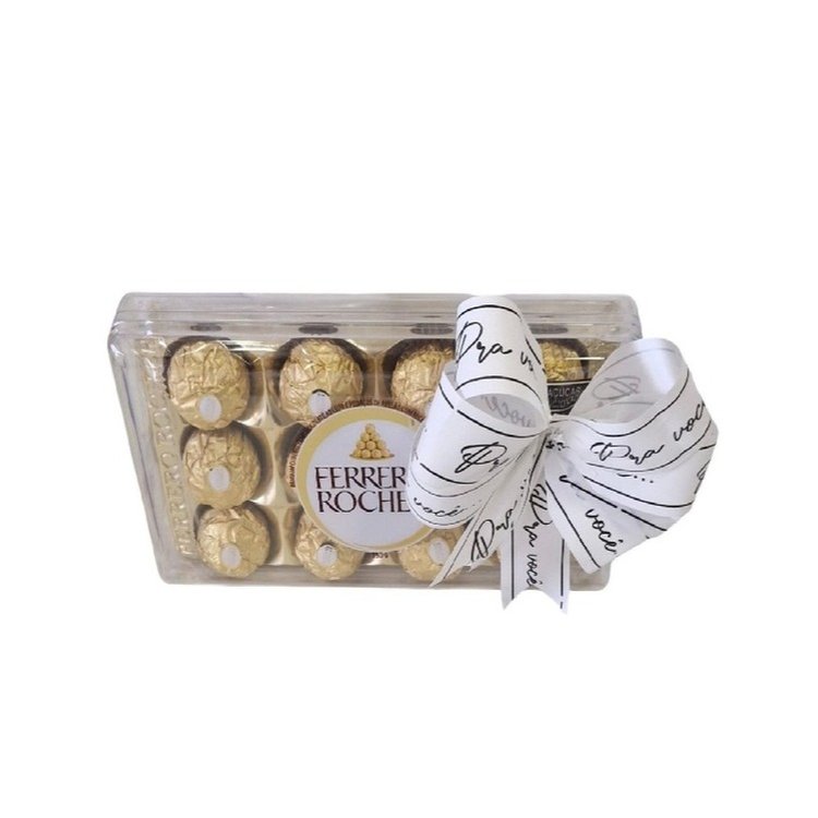 Bombom Ferrero Rocher 12  Com Fita Decorativa