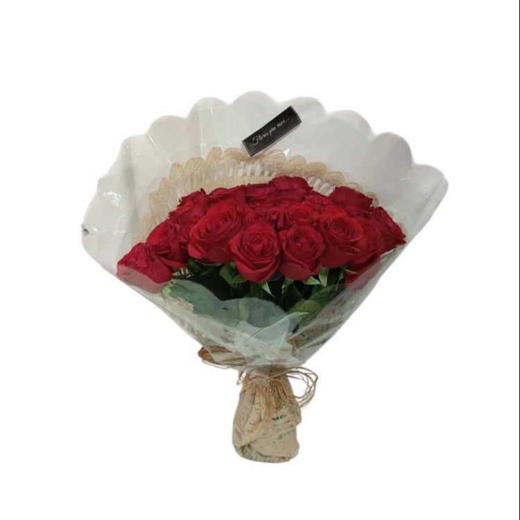 Buquê de 24 Rosas Vermelhas Especial