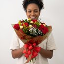 Buquê Surpreenda com Rosa e Chocolates 