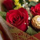 Buquê Surpreenda com Rosa e Chocolates 
