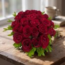 Buquê Surpreendente de 25 Rosas Vermelhas
