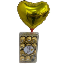 Chocolate com Balão Dourado