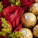 Caixa Box de Rosas Vermelhas e Chocolate