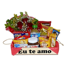 Cesta de Café da Manhã Romântica Média