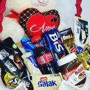 Cesta Romântica GG Com Urso de Pelúcia 