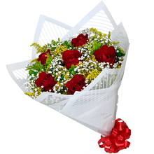 Buquê de Rosas Vermelhas 6 Lindas Unidades