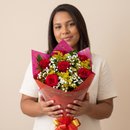 Buquê de Rosas Vermelhas 6 Lindas Unidades