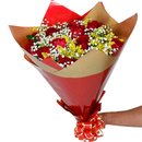 Buquê Luxo com 12 Rosas