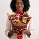 Buquê Luxo com 12 Rosas