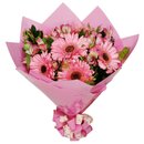 Buquê Encantador de Gérberas Rosas 6 und