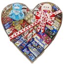 Super Coração Gigante de Chocolates com Ursinhos