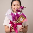 Orquídea Roxa com Ferrero Rocher 8un