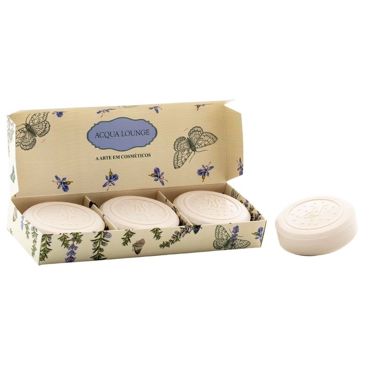 Kit Sabonetes com Estojo Paris Alecrim