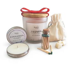 Kit Vela Aromática de Jasmin e Maça Canela