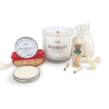 Vela Aromática de Bamboo e Chá Branco