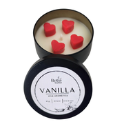 Vela Aromática de Baunilha Vanilla com coração