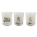 Kit 3 velas aromaticas