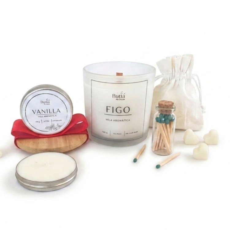 Vela Aromatica de Figo e Vanilla 20 gramas