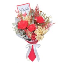 Buque Flores Secas Romântico Te Amo 