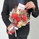 Buque Flores Secas Romântico Te Amo 