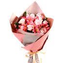 Buquê Rosas Vânia e Astromélias