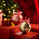 Kit Bolas de Natal com Biscoitos Biscoitê