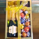 Presente Elegante Dourado Chandon Lindt