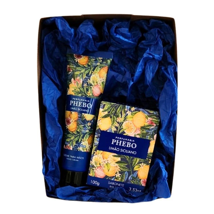Presente Limão Siciliano: Creme de Mão e Sabonete