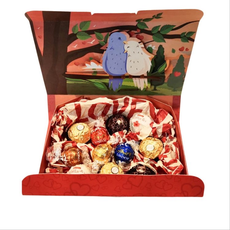 Cesta: O Tempo Voa com Você - Lindt & Ferrero Edition