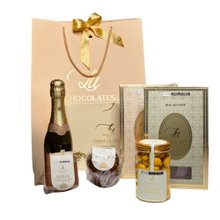 Kit Doce Carinho Lu Chocolates com Chandon
