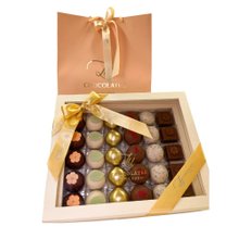 Caixa Luxo 30 Doces Sortidos Lu Chocolates