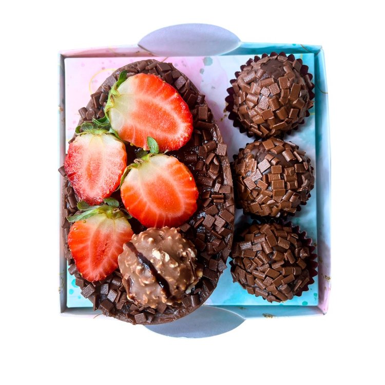 Brigadeiro Goumet com Morango