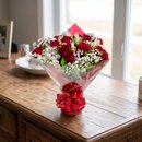 Buquê de Rosas Vermelhas Premium