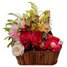 Cesta de Espumante e Flores