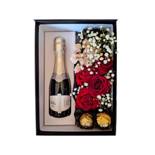 Cesta Mini Chandon com Flores