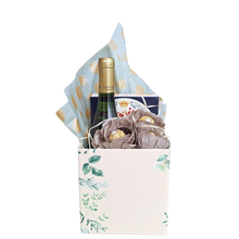 Cesta Cachepot de Vinho Branco