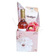 Cesta Cachepo Vinho Rose