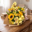Buquê Orquídea Dos Sonhos Amarelo