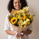 Buquê Orquídea Dos Sonhos Amarelo