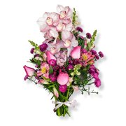Buquê Orquídea Dos Sonhos Rosa