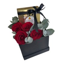 Dream Box com Rosas e Ferrero Rocher