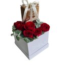 Dream Box Branco com Rosas e Lindt 