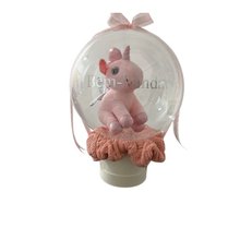 Cesta Balloon Maternidade Menina Rosa 
