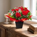 Vaso Love 10 Rosas