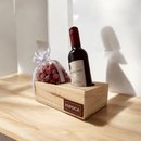 Box Madeira com Pipoca e Vinho 